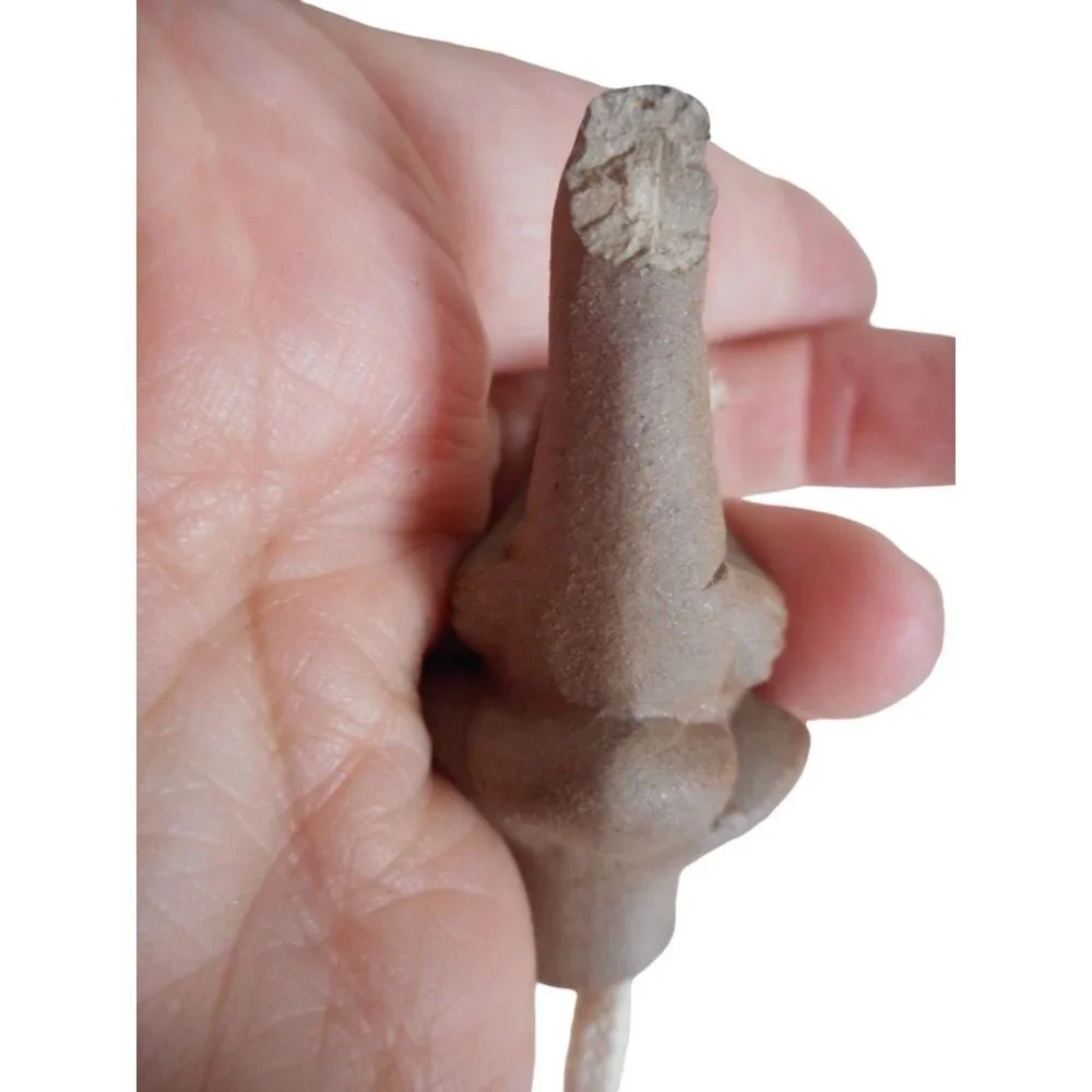 Vintage 1985 Flat Earth Pottery Duck Wick Topper Oil Lamp Vase Artist Signed #3 - Picture 9 of 11